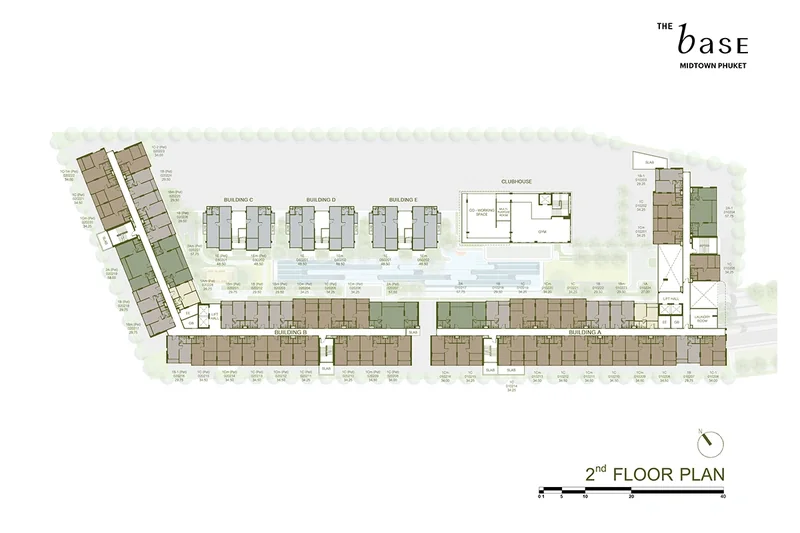 The Base Midtown Phuket floor 2 plan